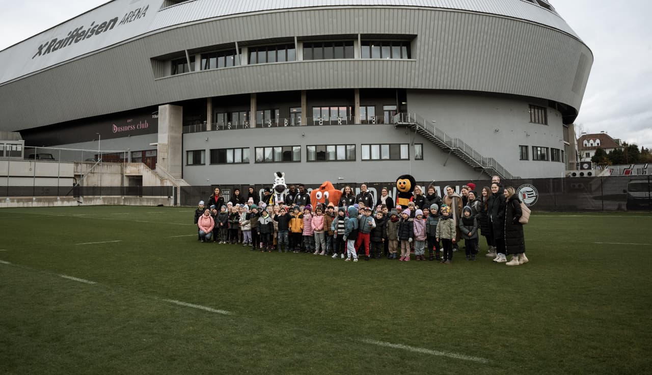 Sport und Spaß mit den Stars C LASK 1