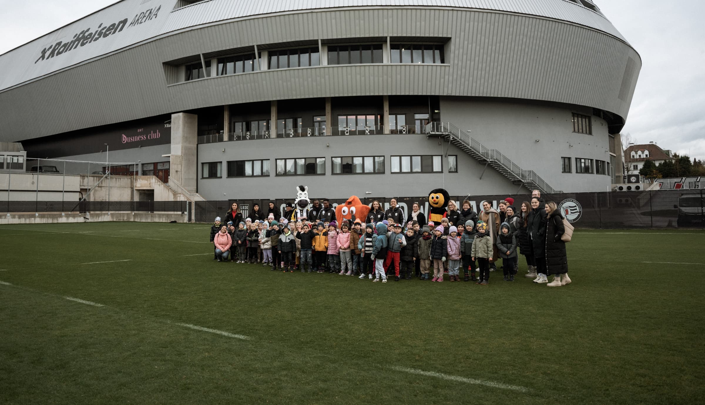 Sport und Spaß mit den Stars C LASK 1